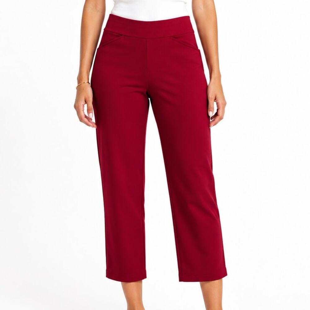 Red Perfect Stretch By Chicos Ankle Pant